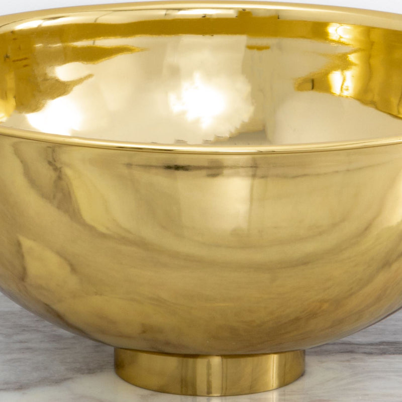 Sophie Gold Plated Mirror Polished Bowl