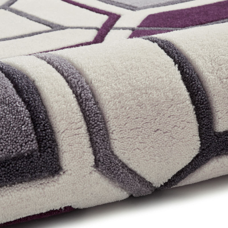 Hong Kong Rugs HK9238 in Ivory Purple