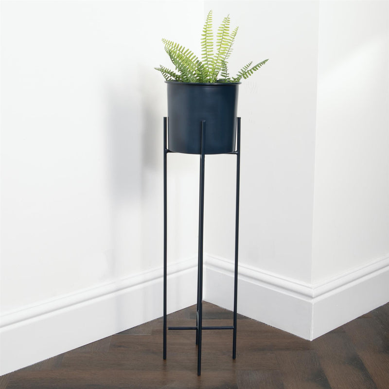 Fora Stilts Navy Blue Plant Holder