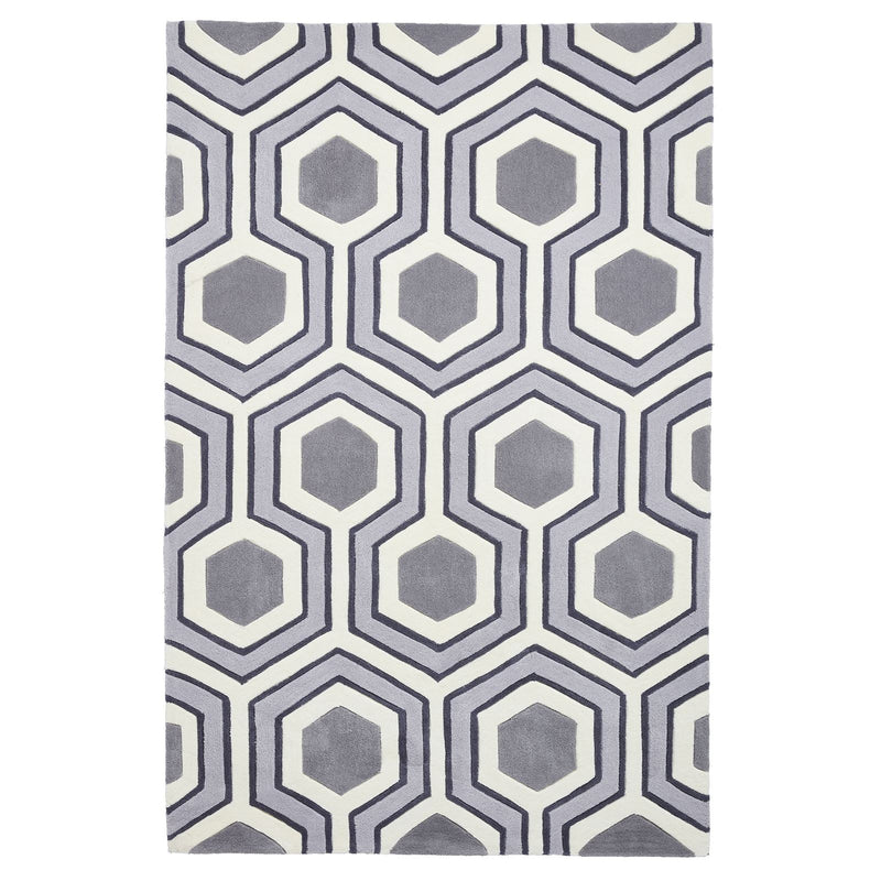 Hong Kong Rugs HK3661 in Grey