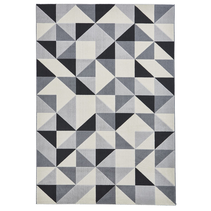 Vancouver 18214 Rugs in Grey Black