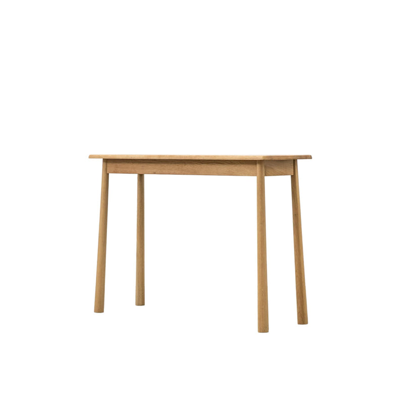 Freya Scandi Console Table in Light Oak Wood