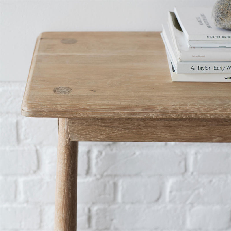 Freya Scandi Console Table in Light Oak Wood