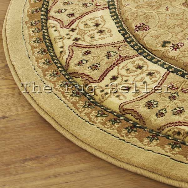 Heritage 4400 Circular Rugs in Beige