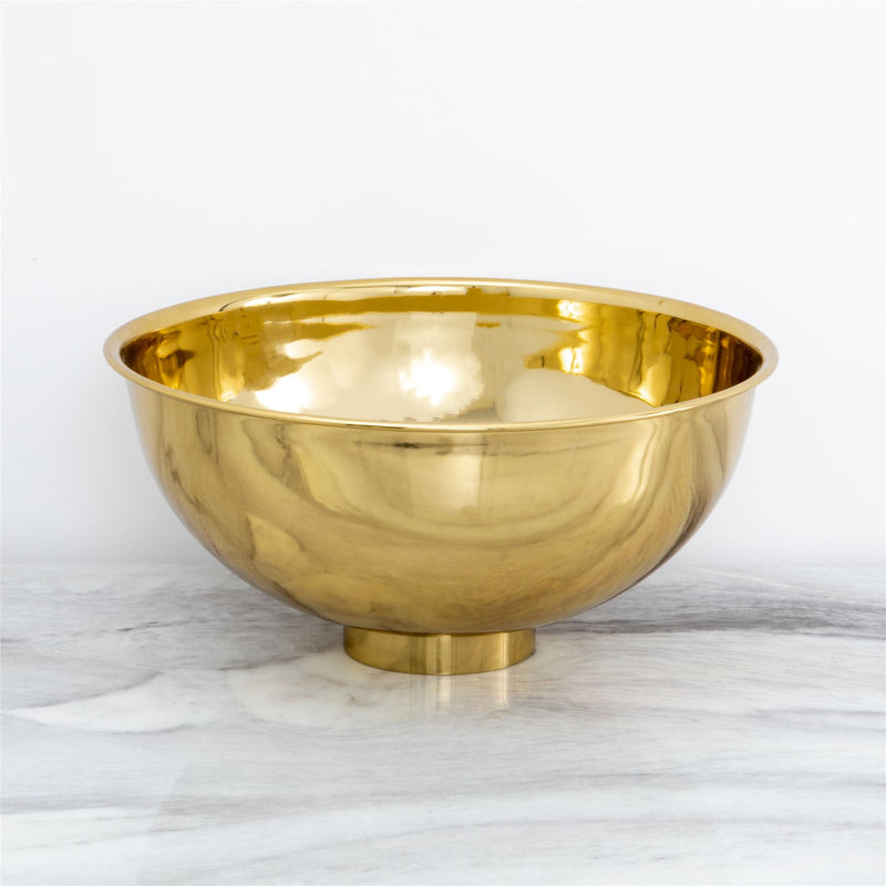 Sophie Gold Plated Mirror Polished Bowl