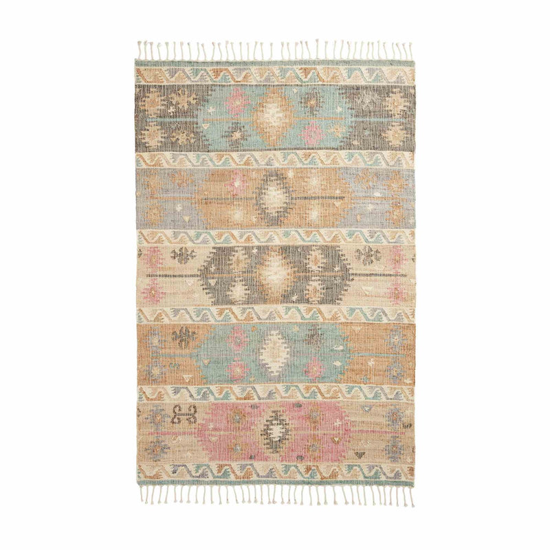 Bazaar 23430 Jute Aztec Rugs in Multi