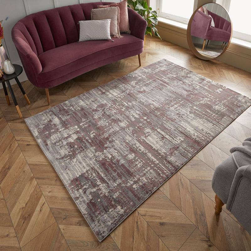 Vinci 1803 M Distressed Rugs in Grey