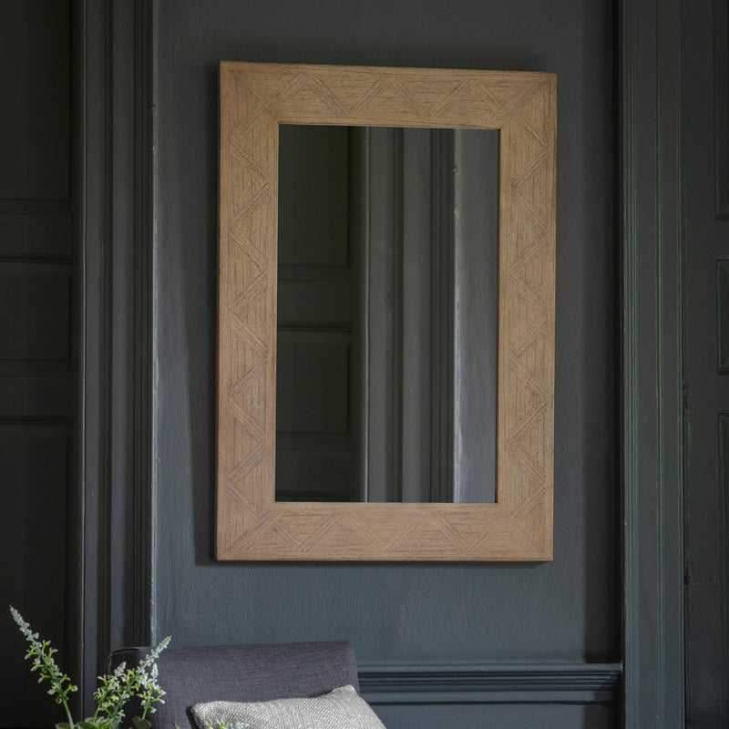 Bryndle Wood Wall Mirror Medium