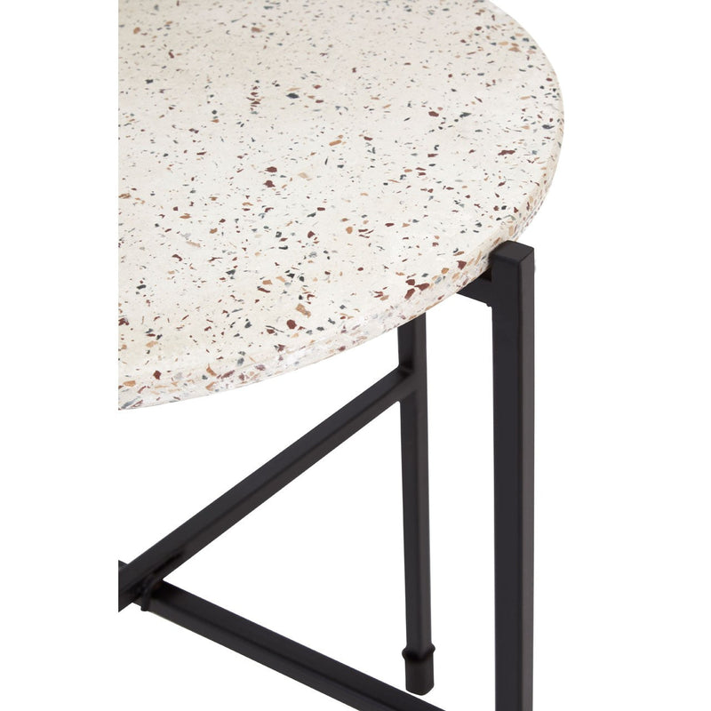 Terrazzo Round Side Table